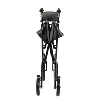 Drive Medical Nitro Euro Style Walker Rollator, Hemi Height, color Black