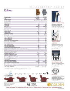 Relaxer Medium/Large Recliner Chair, Lift Chair - Scooters and more