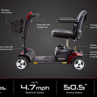 Pride Go-Go Sport 4-Wheel Scooter - Scooters and more