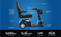 Pride Maxima 3-Wheel HD scooter - Scooters and more

