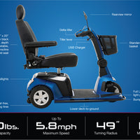 Pride Maxima 3-Wheel HD scooter - Scooters and more