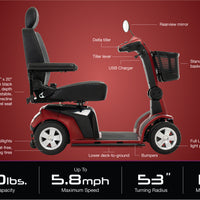 Pride Maxima 4-Wheel HD scooter - Scooters and more
